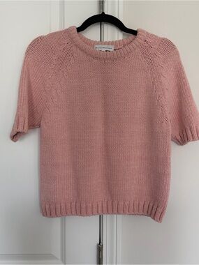 WHITE + WARREN cotton rope crewneck